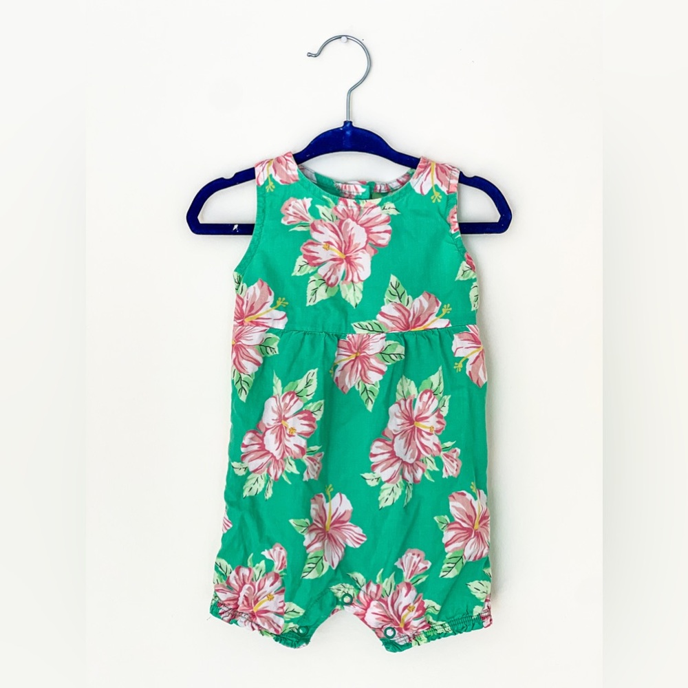 Carters Tropical Sleeveless Romper